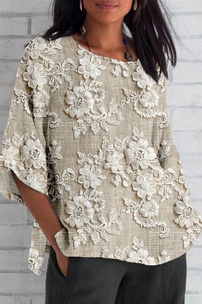 Cooling Floral Blouse