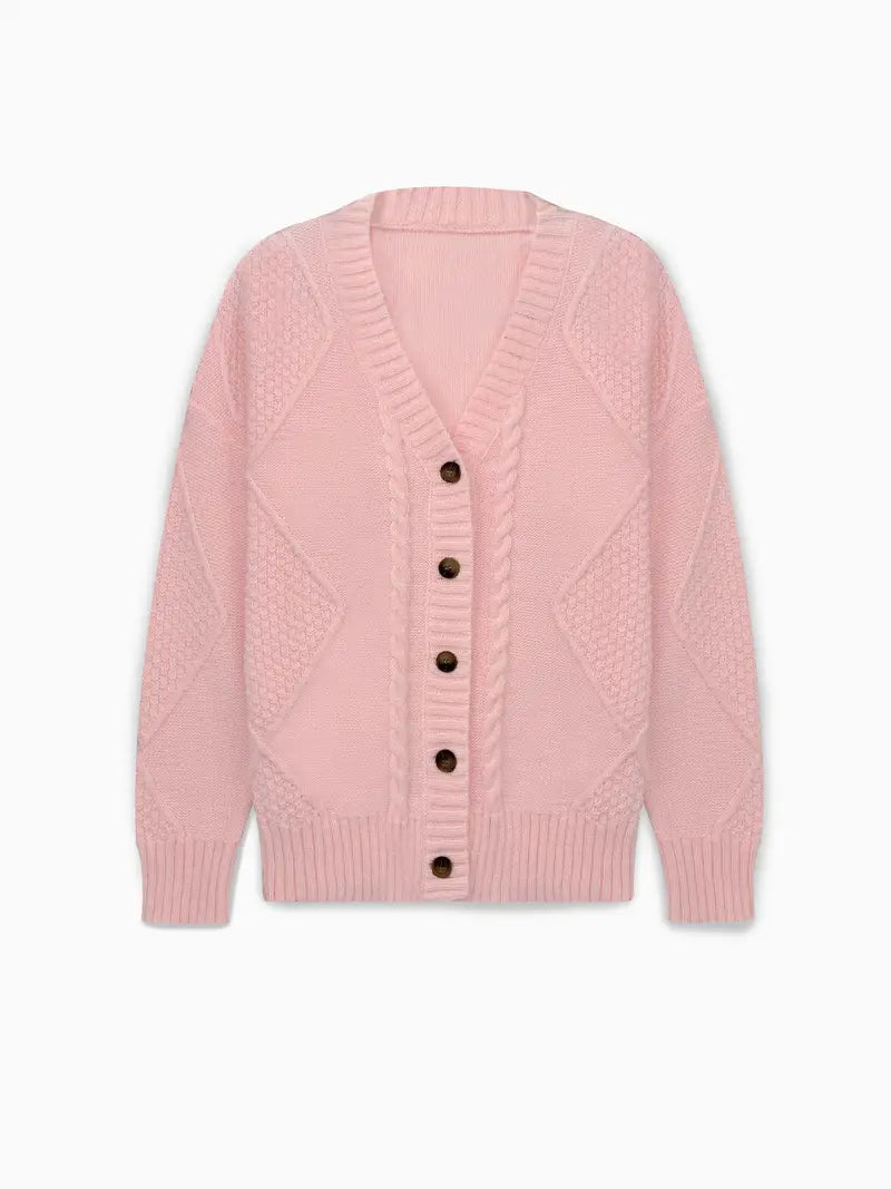 Easy-Care V-Neck Cardigan