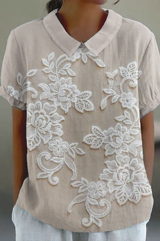 Cooling Peter-Pan Blouse