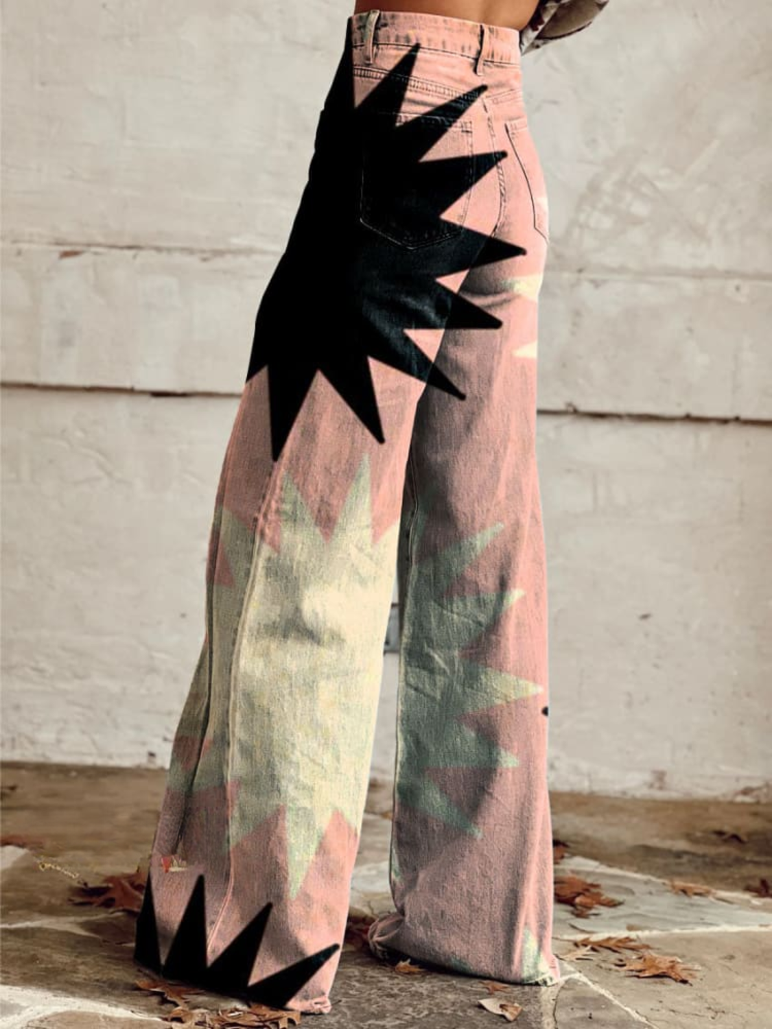 Elegant Pink Wide-Leg Pants