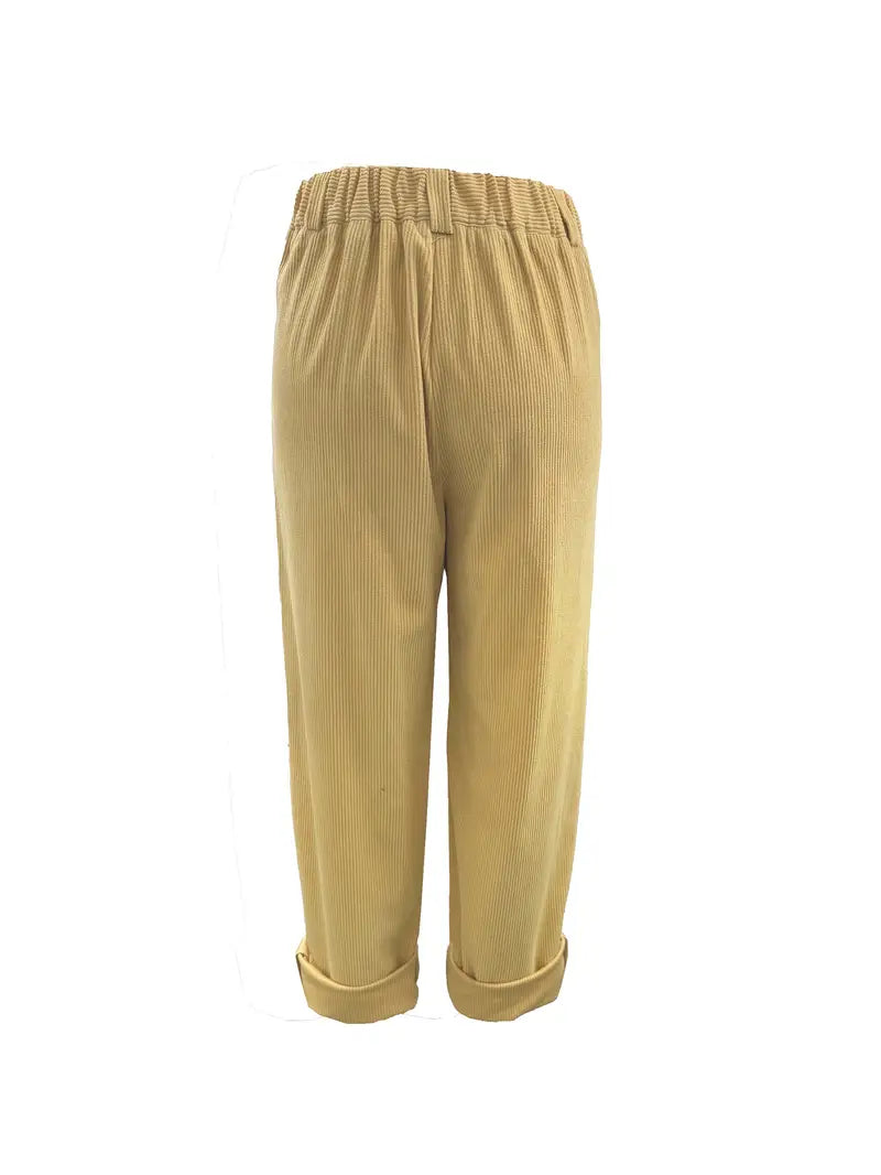 Comfort-Stretch Corduroy Trousers