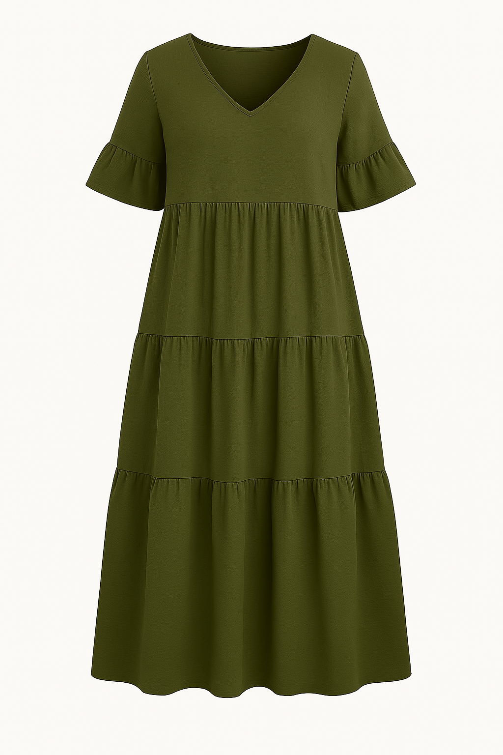 V-Neck Flowy Dress
