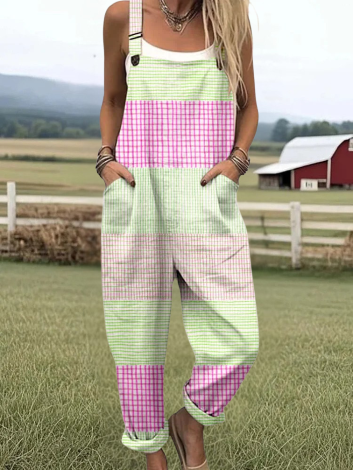 Artistic Vintage Floral Jumpsuit