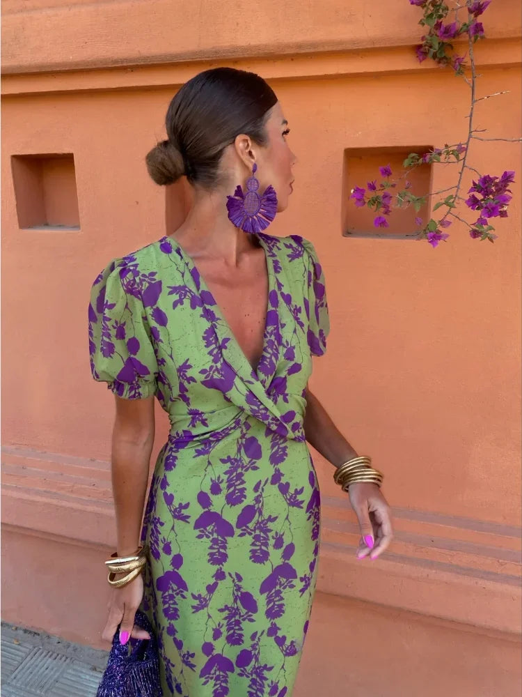 Fluid-Elegance Summer Dress
