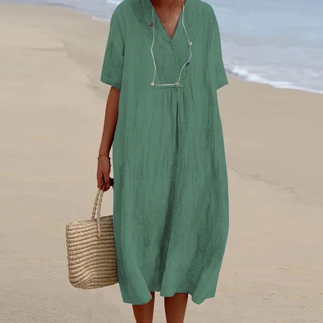 Elegant Comfort Midi Dress