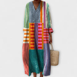 Geometric Elegance Dress
