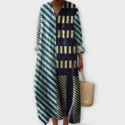 Geometric Elegance Dress