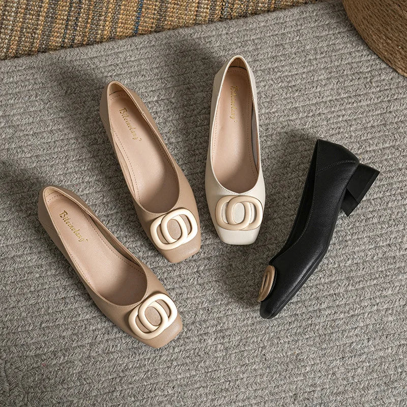 Elegant-Comfy Mid Heels