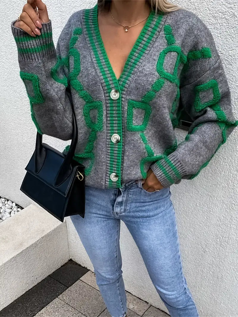 Flattering V-Neck Cardigan