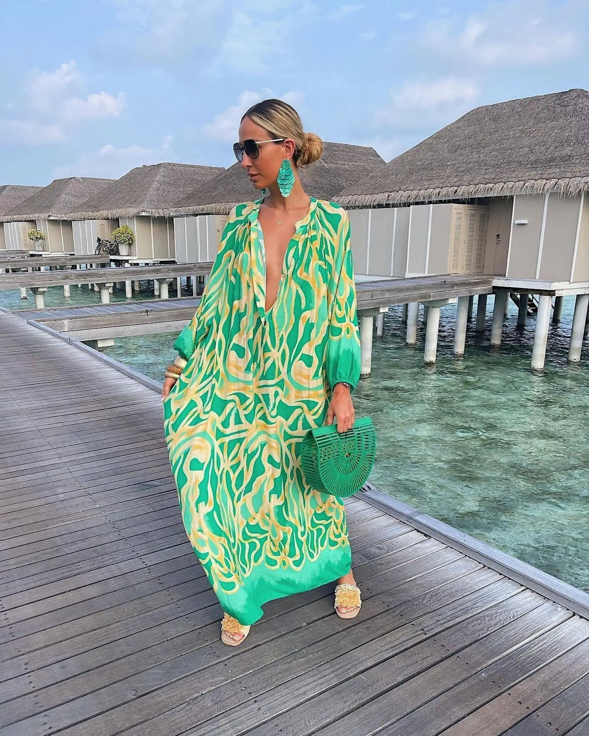 Effortless Free-Spirited Maxi Dress