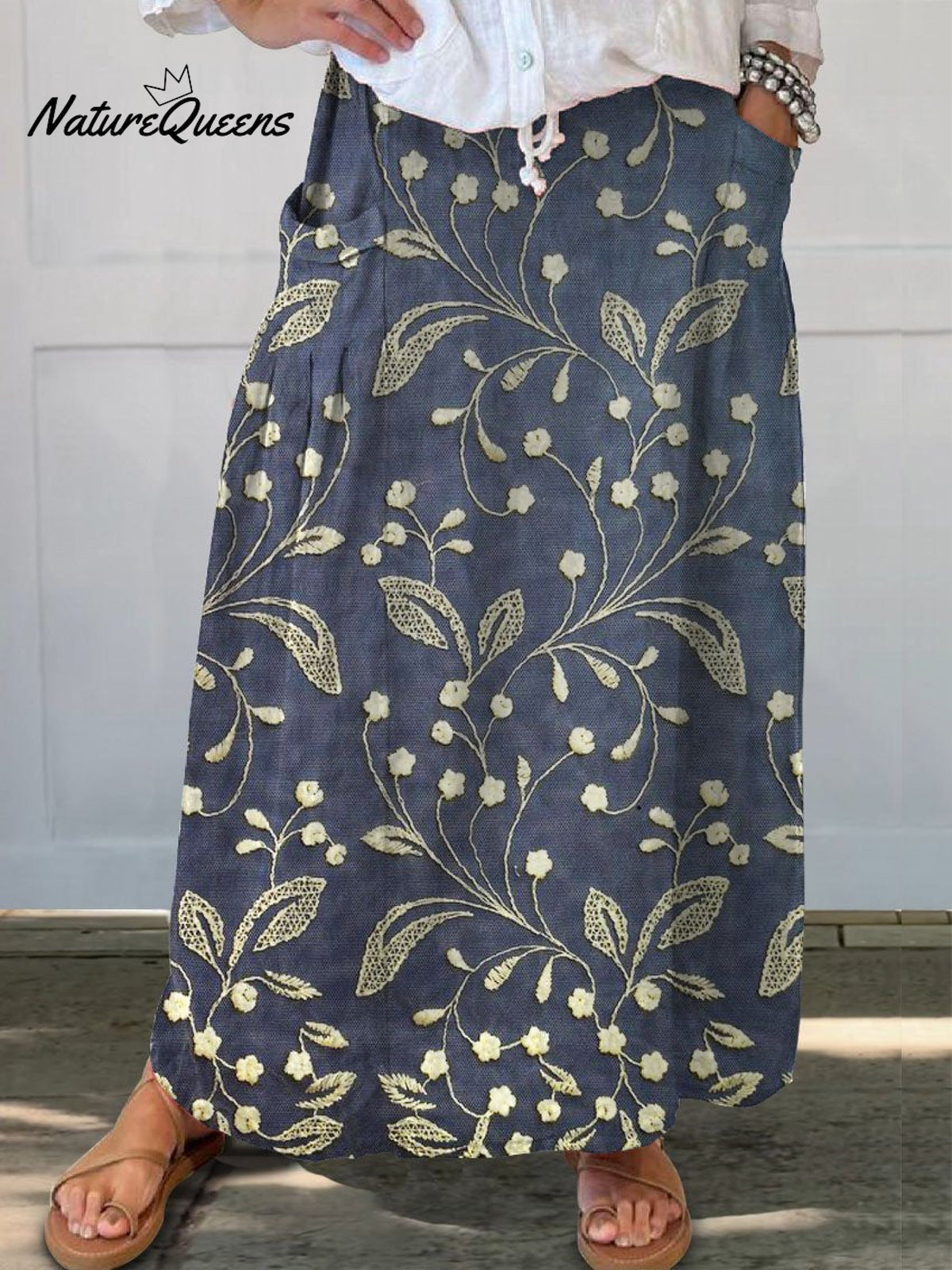 Retro-Style Floral Dress