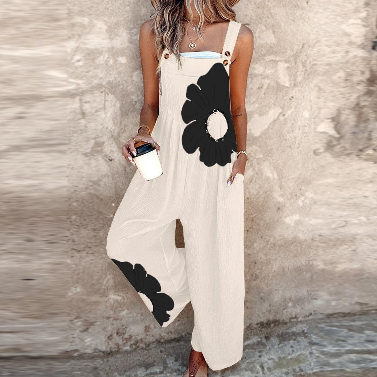 Floral Sculpting Jumpsuit