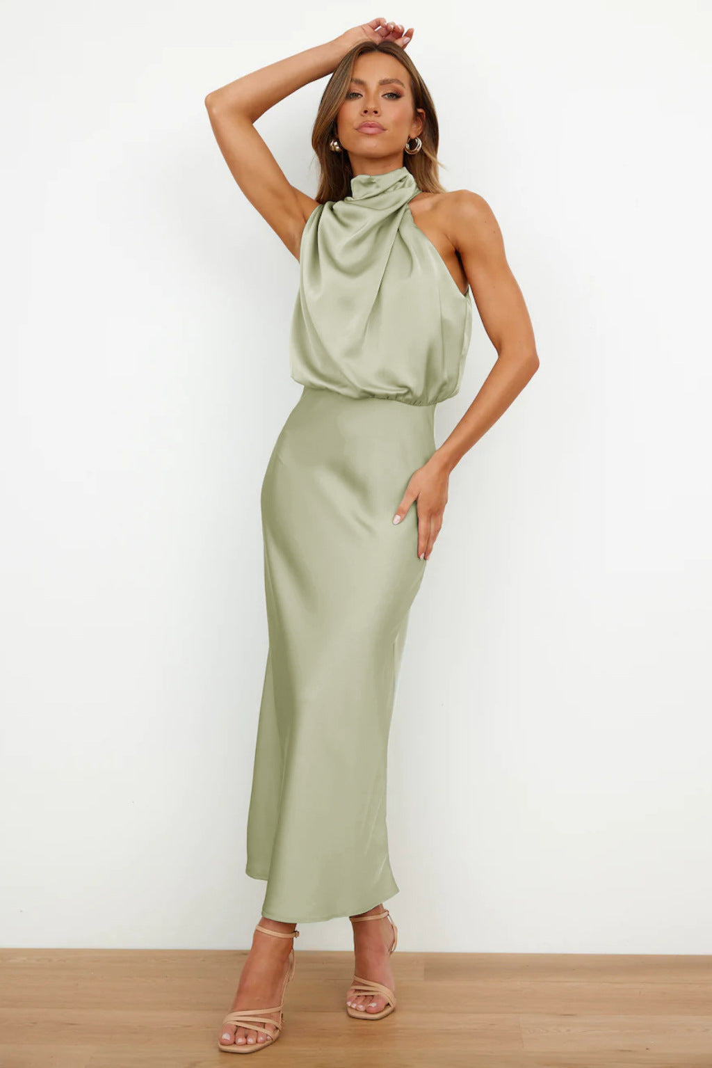 Satin Elegance Evening Robe