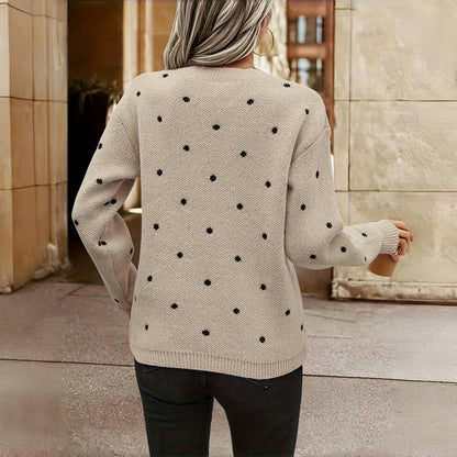 Cosy Polka-Dot Jumper