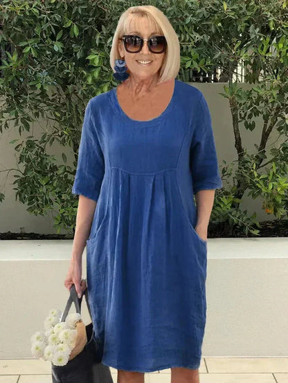 Effortless Elegance: Chic Pocket Dress