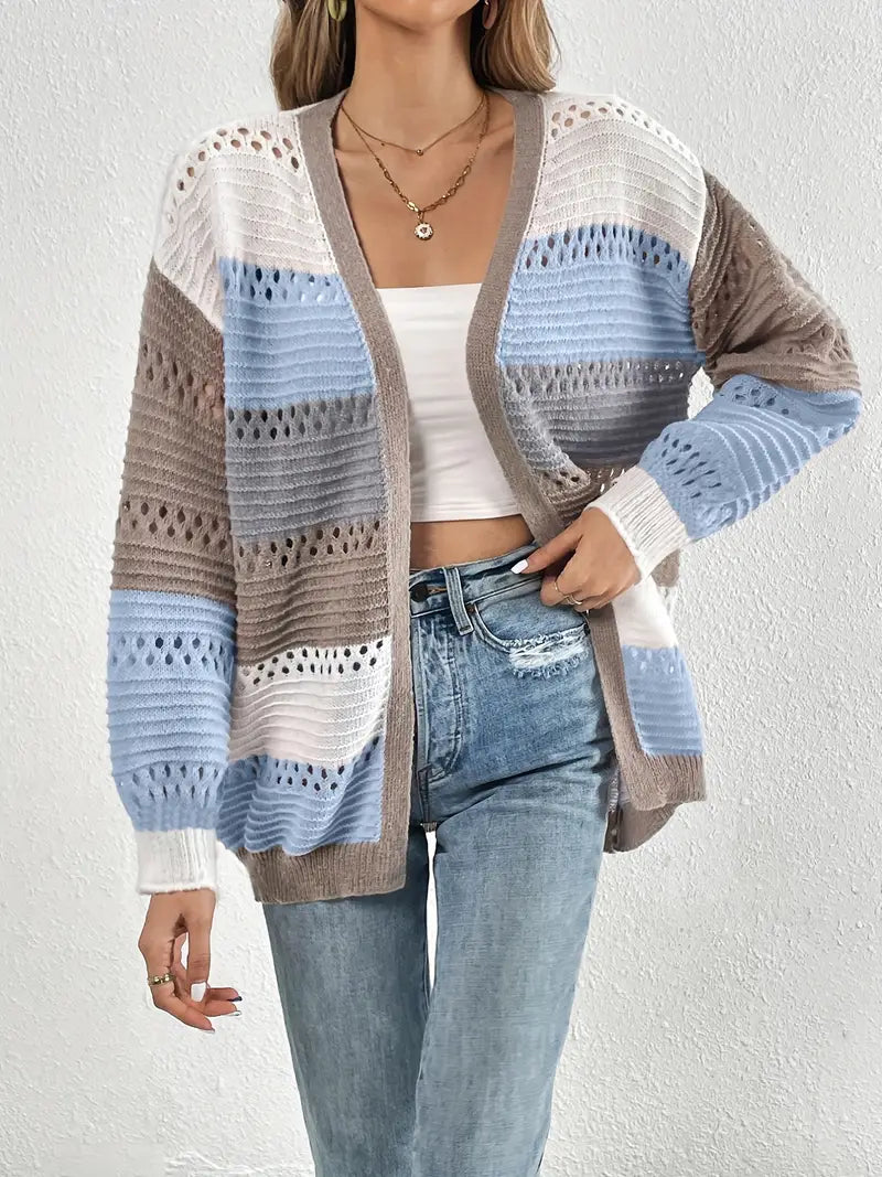 Figure-Flattering V-Neck Cardigan