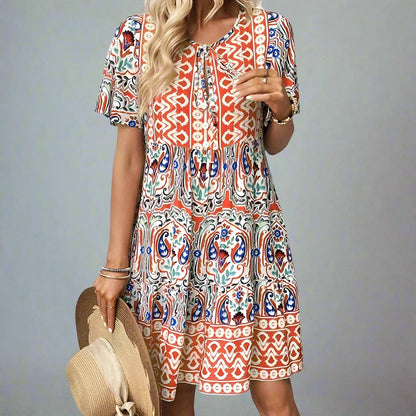 Vibrant Summer Comfort Dress