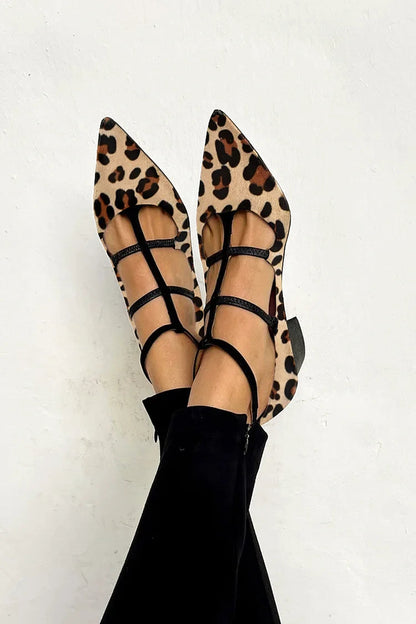 Animalier Confidence Ballerinas