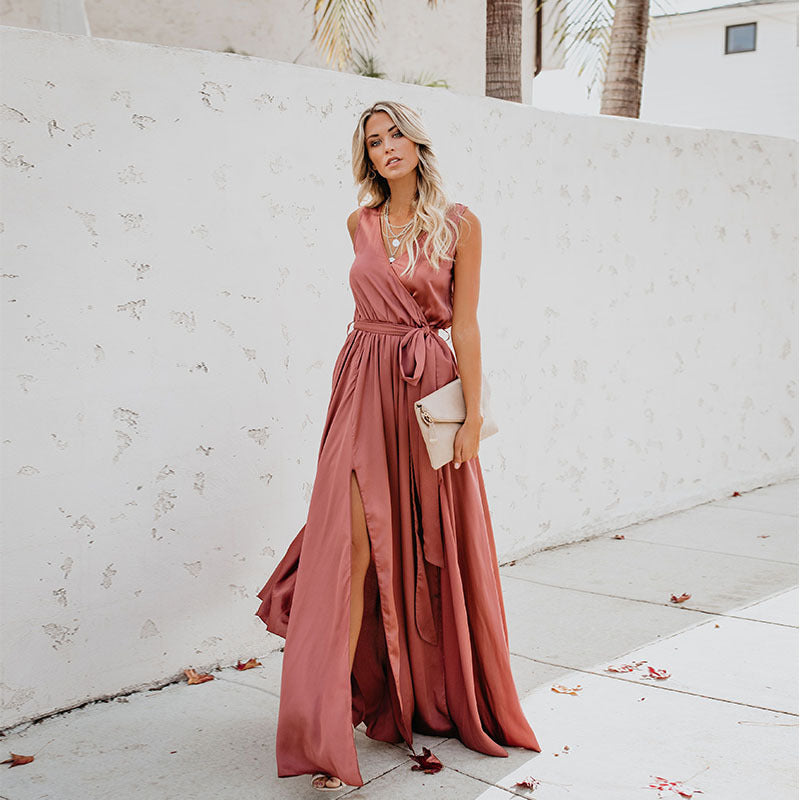 Elegant Halter Summer Dress