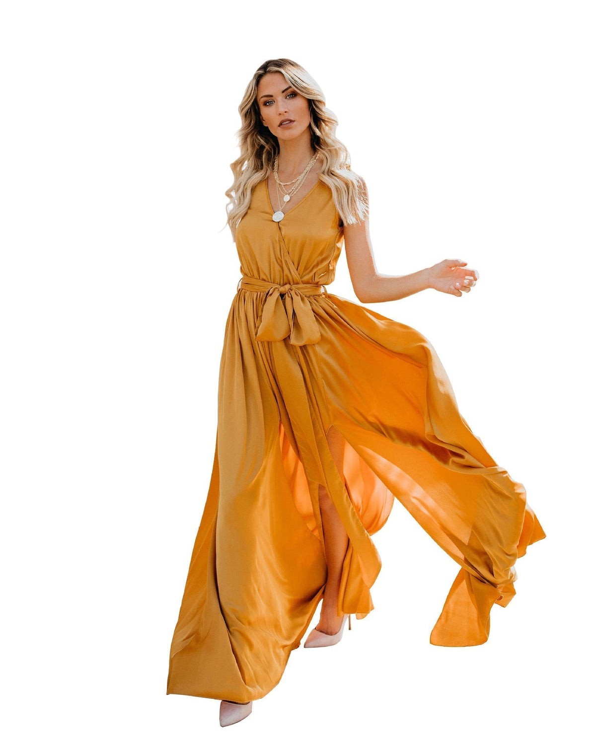 Elegant Halter Summer Dress