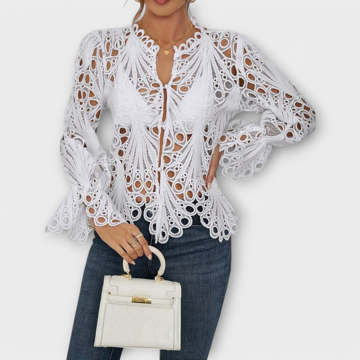 Savannah Asymmetrical Blouse