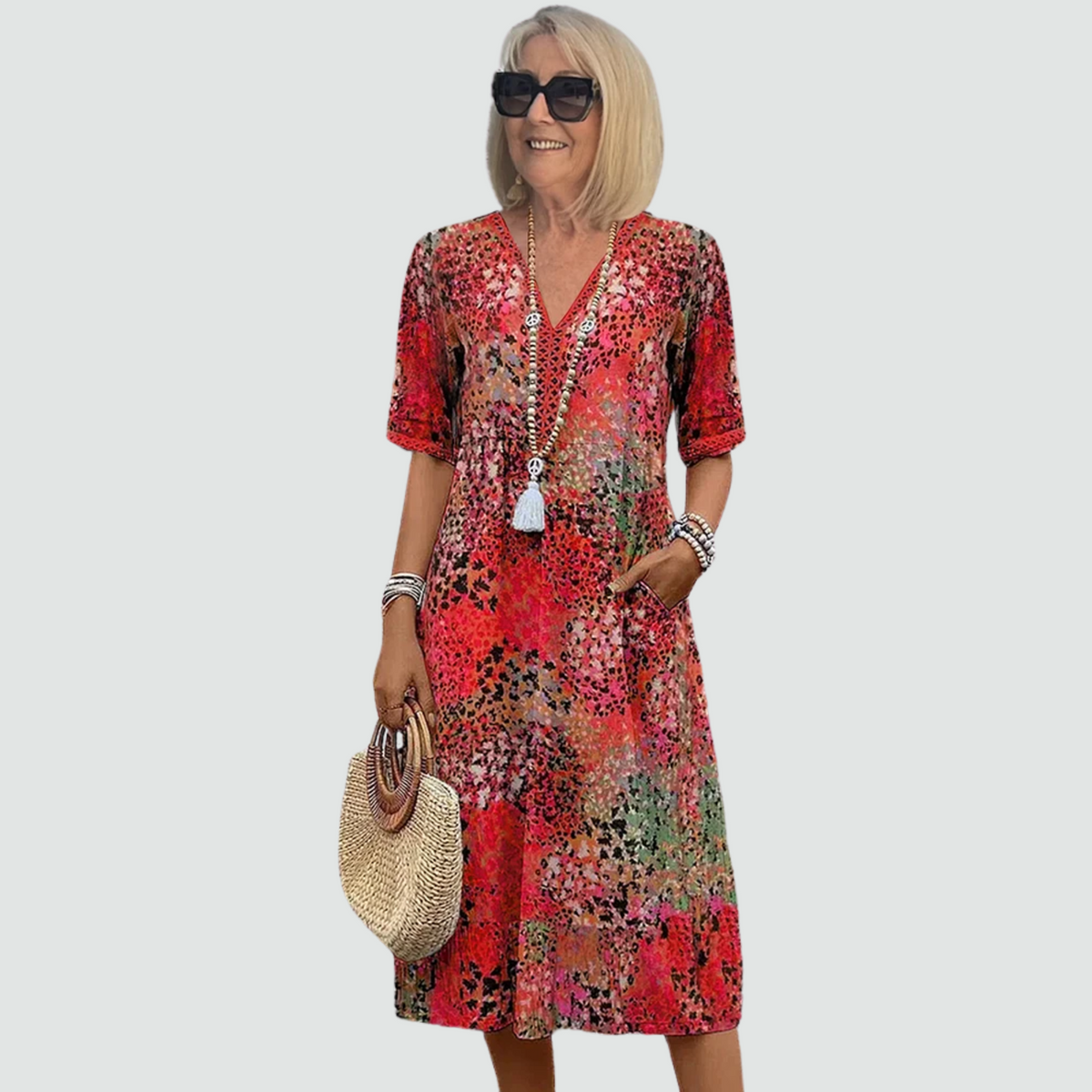 Bold Confidence Midi Dress