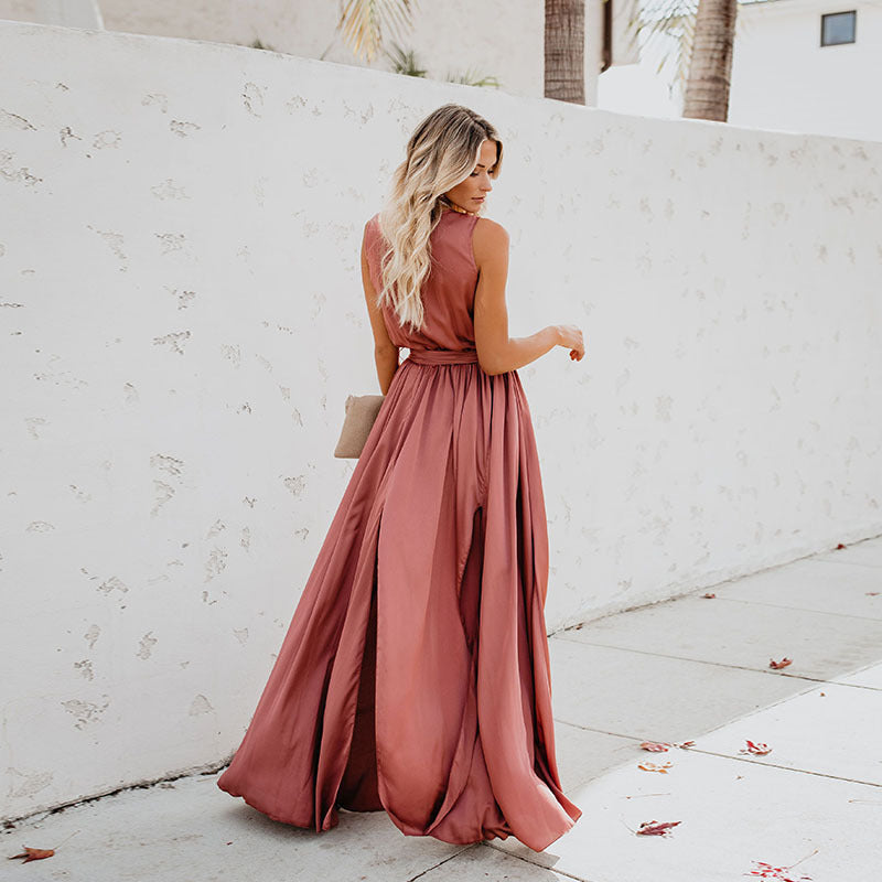 Elegant Halter Summer Dress