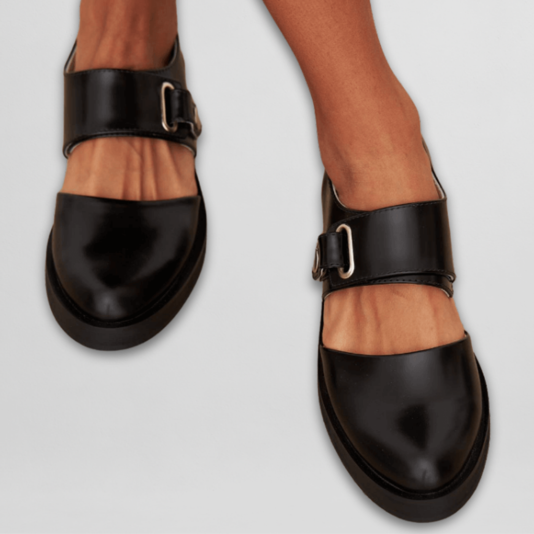 Chic Buckle Mary Jane Shoes
