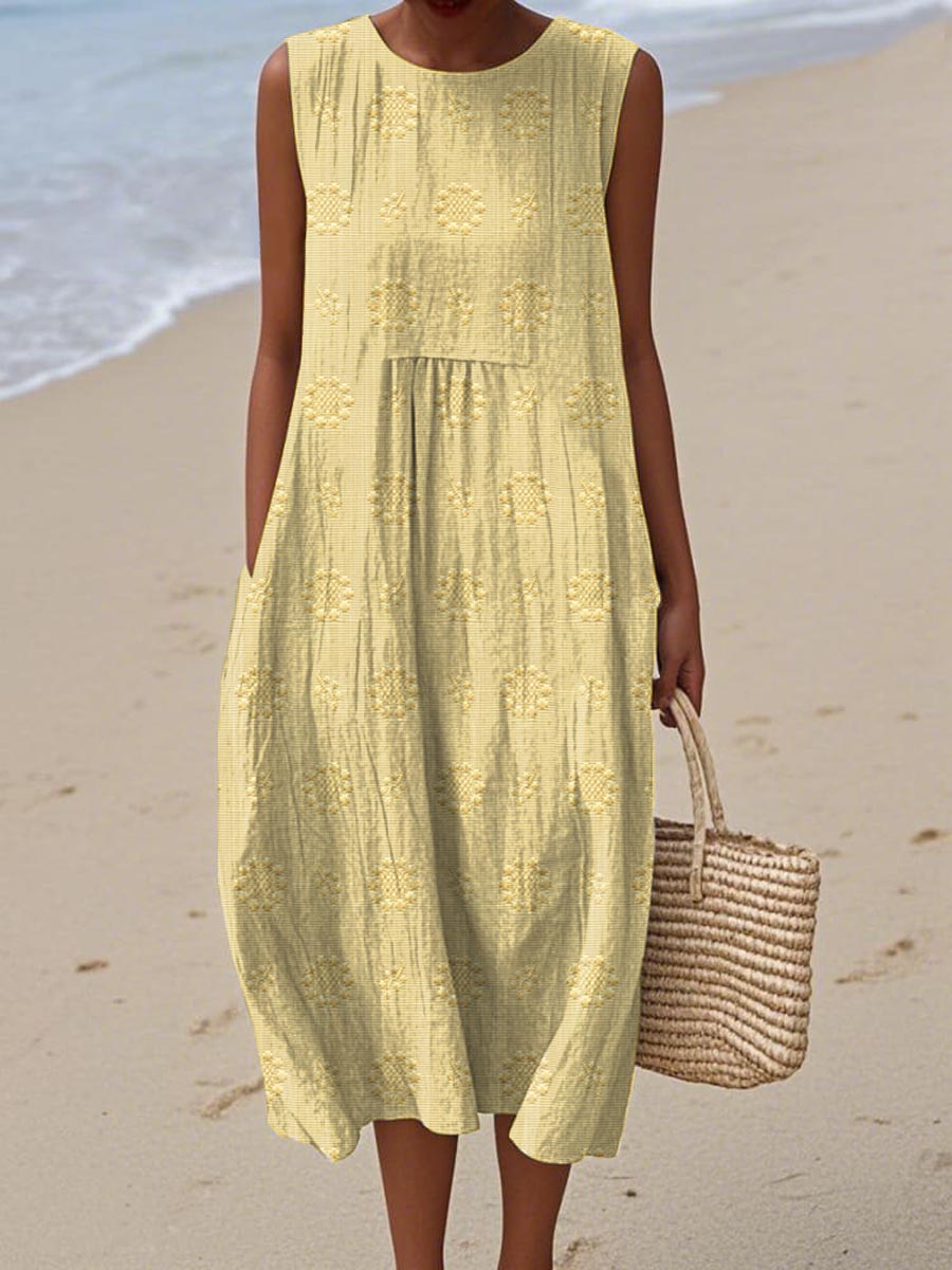 Elegant-Breeze Summer Dress