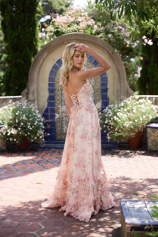 Sparkling Halter Elegance Gown