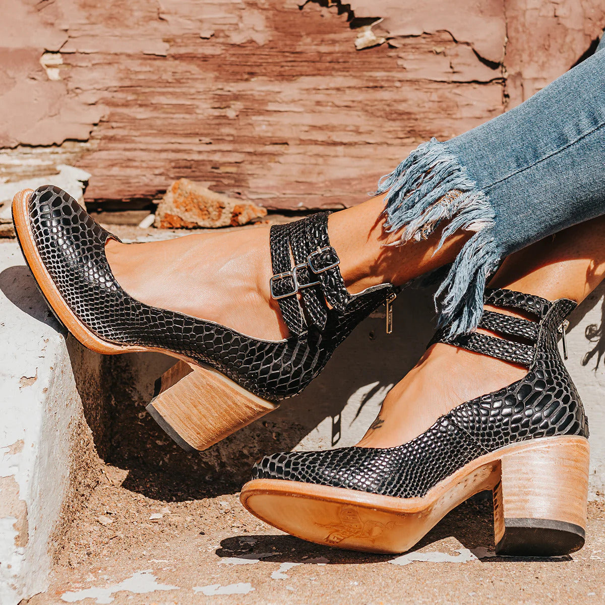 Ginevra Chic-Strap Heels
