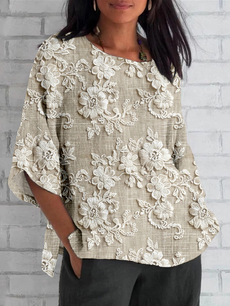 Timeless Floral Top for Effortless Chic
