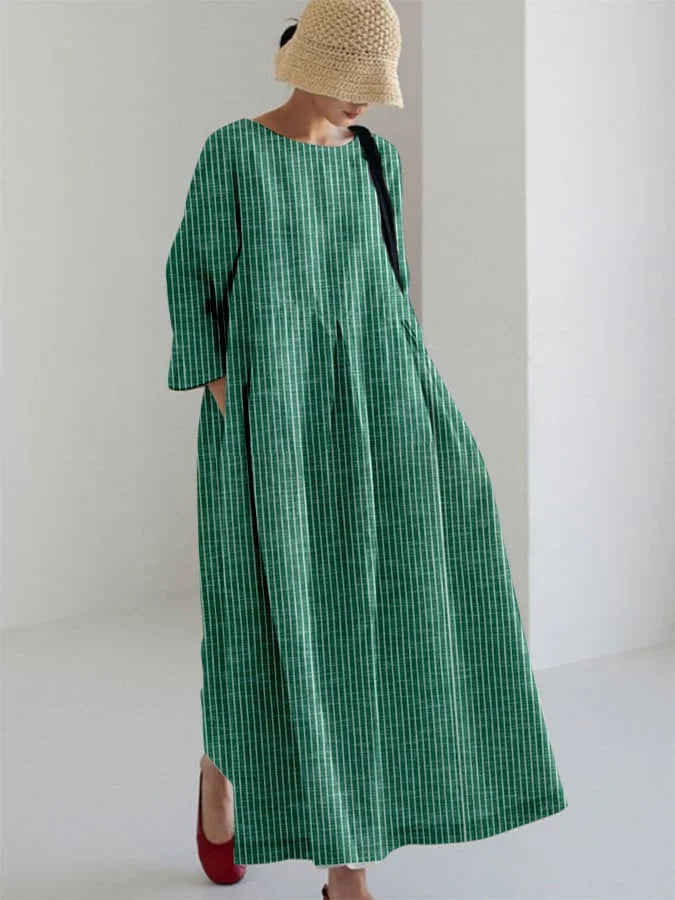Vintage-Charm Summer Dress