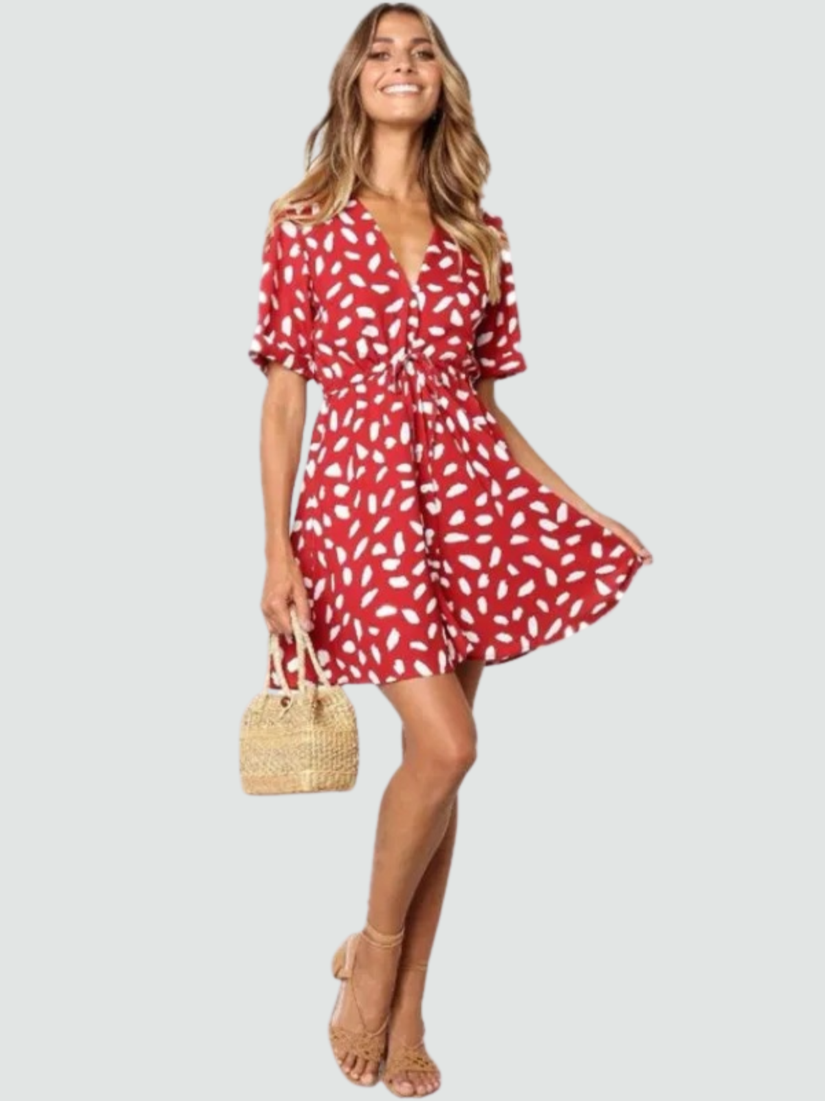Summer Charm Wrap Dress