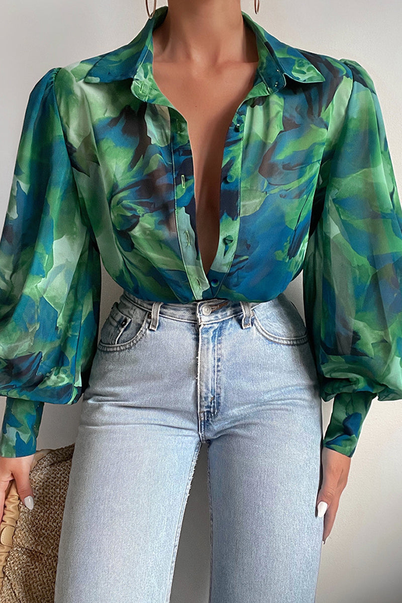 Effortless Floral Chiffon Elegance