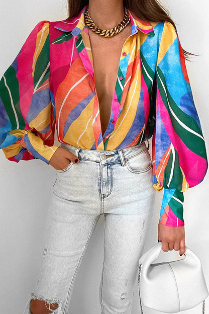 Effortless Floral Chiffon Elegance