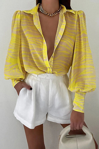Effortless Floral Chiffon Elegance