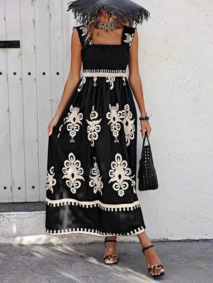 Breezy Boho Beach Escape Dress