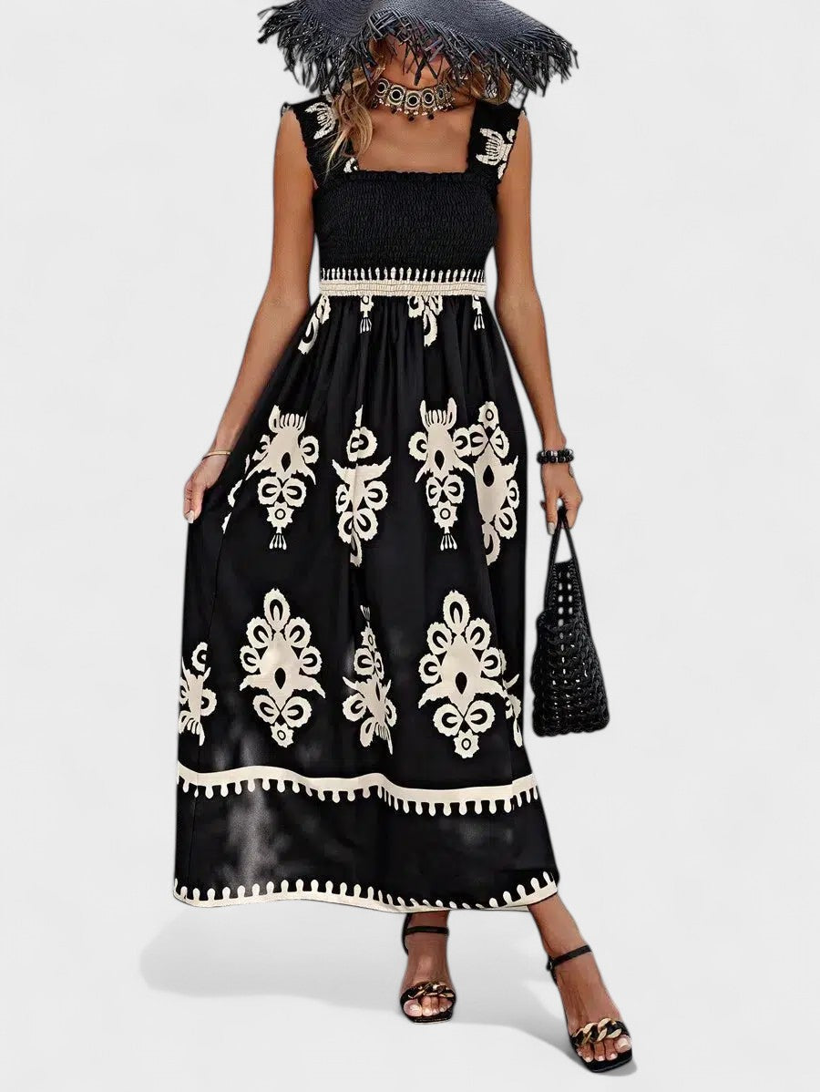 Boho-Chic Maxi Dress