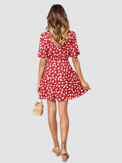 Summer Charm Wrap Dress