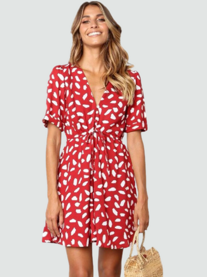 Summer Charm Wrap Dress