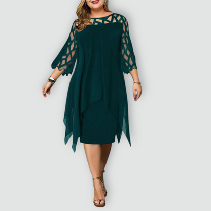 Effortless Elegance Lace Midi Dress