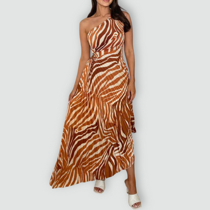 Chic One-Shoulder Summer Dress