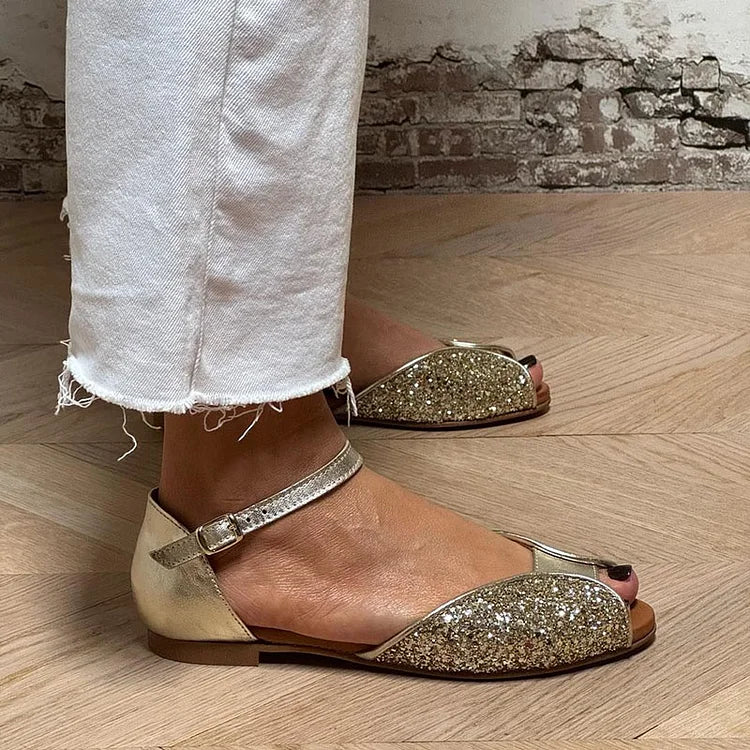 Elegant Glitter Sandals
