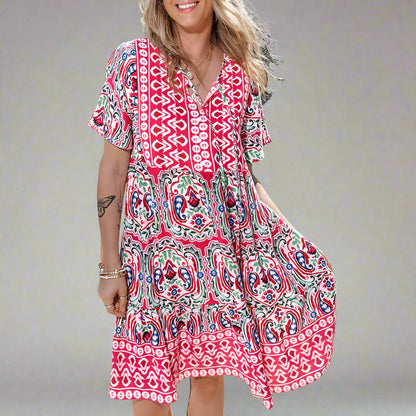 Vibrant Summer Comfort Dress
