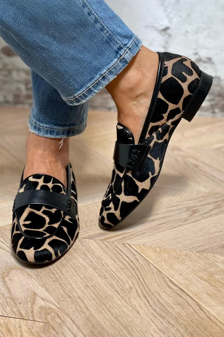 Elegant Animalier Moccasins