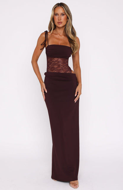 Lemon Elegance Maxi Dress