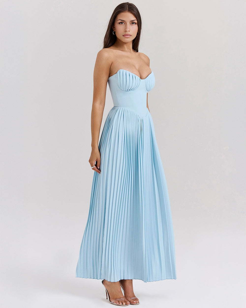 Dreamy Ocean Blue Maxi Dress
