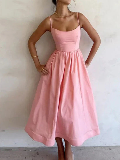 Chic Sensual Scoop Neck Dress