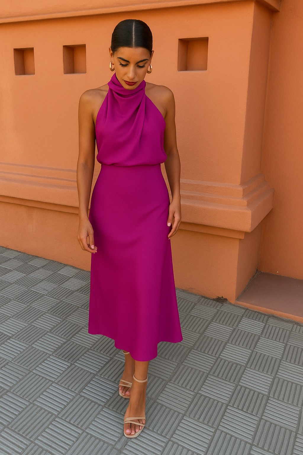 Satin Elegance Evening Dress